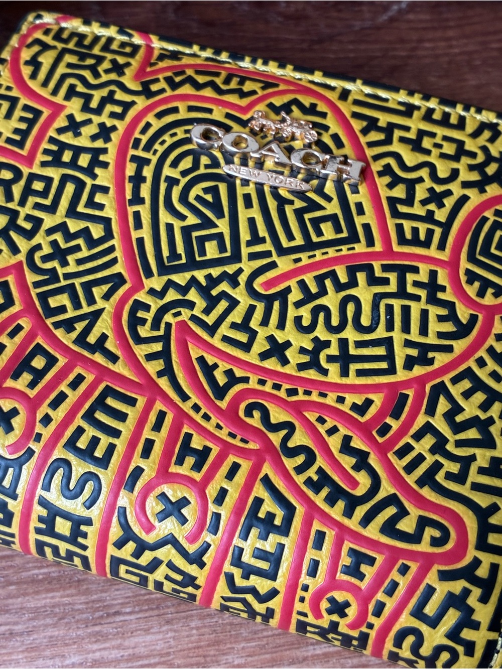 Coach x Disney Mickey Mouse x Keith Haring Holden Crossbody & Wallet SET C6911 - Picture 6 of 16